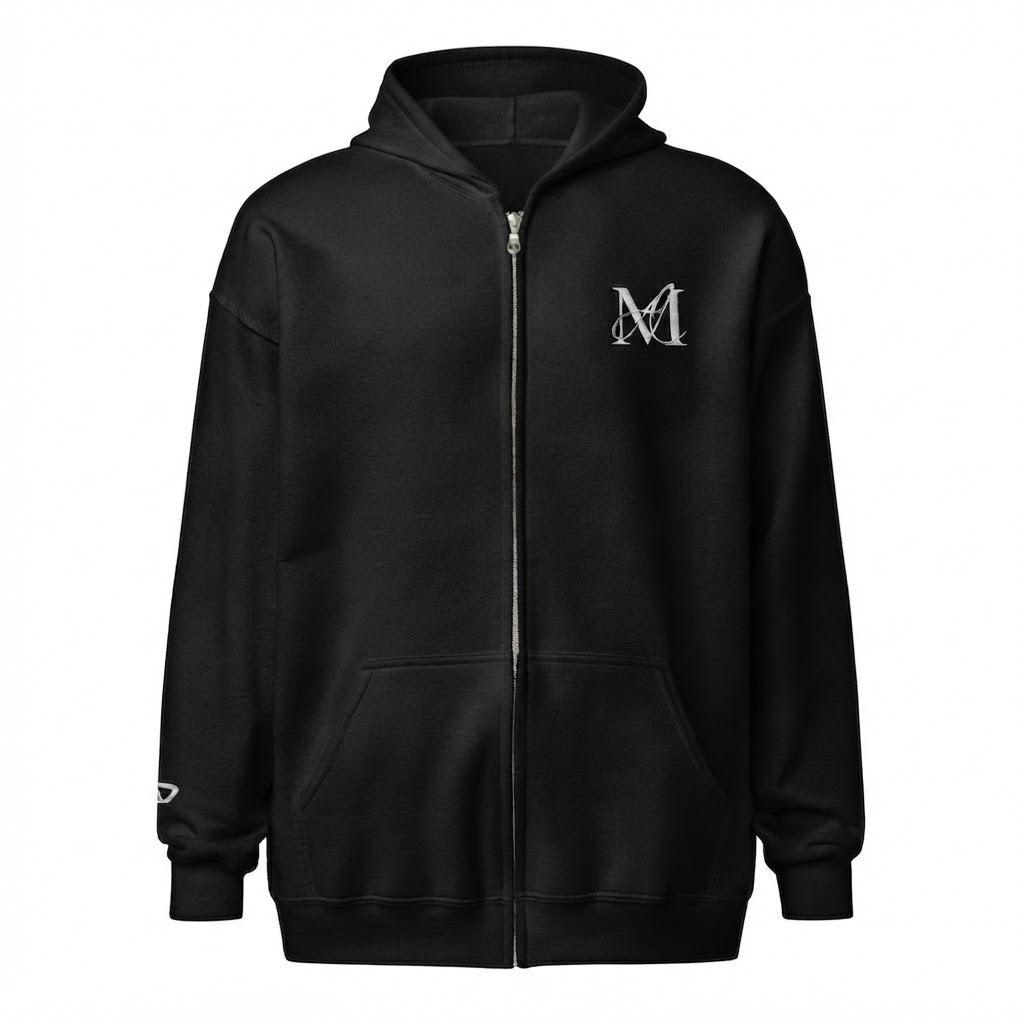 ANTMAY Sudadera de cremallera con capucha, Premium.