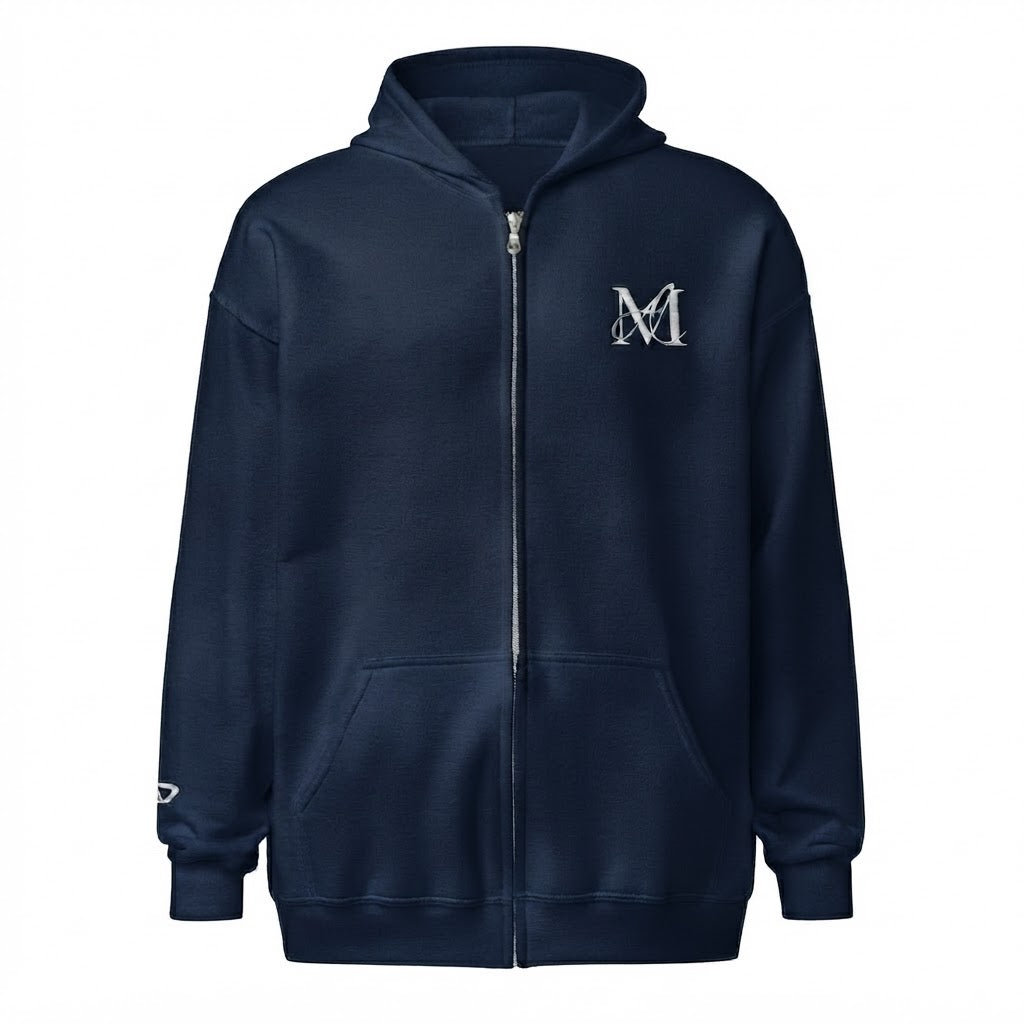 ANTMAY Sudadera de cremallera con capucha, Premium.