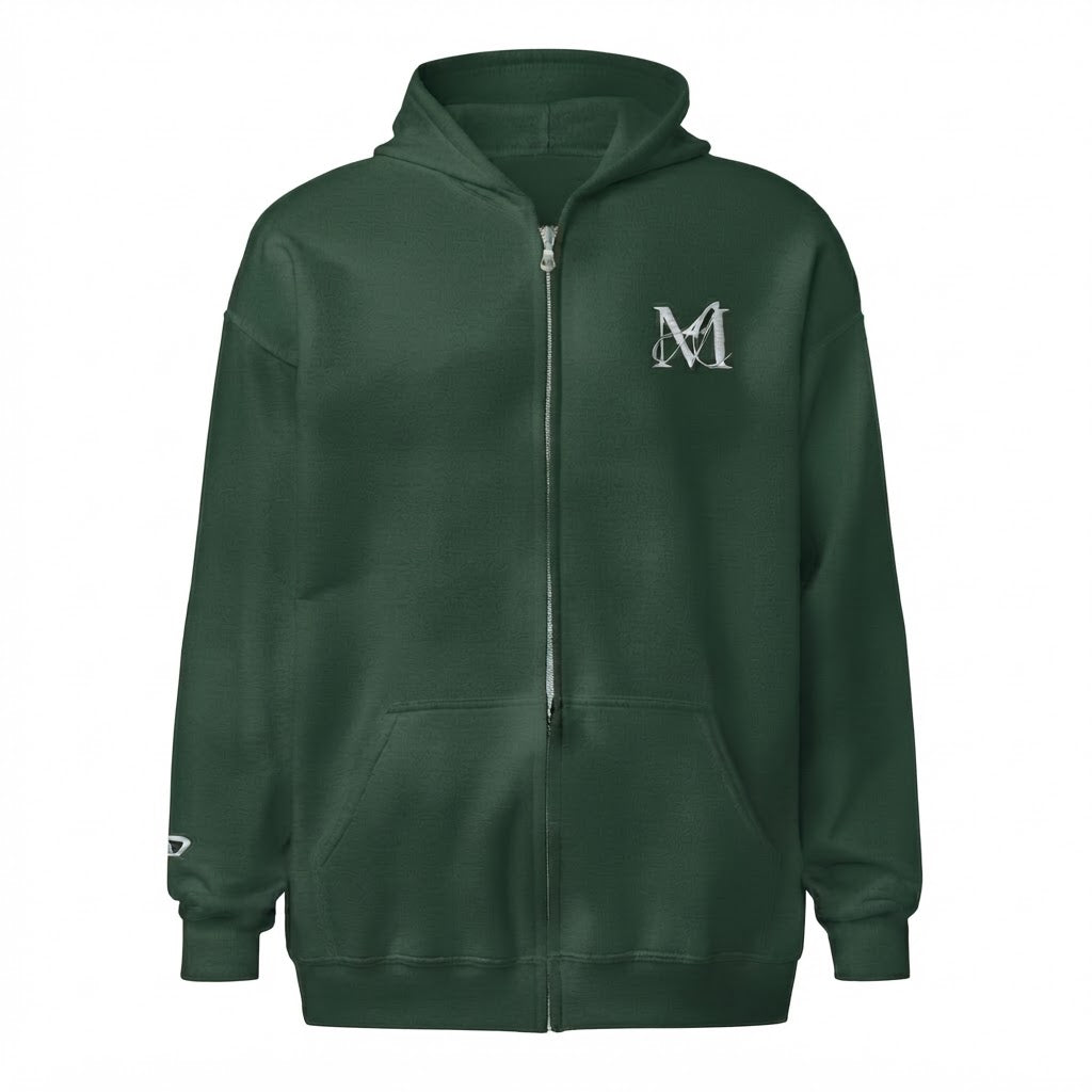 ANTMAY Sudadera de cremallera con capucha, Premium.