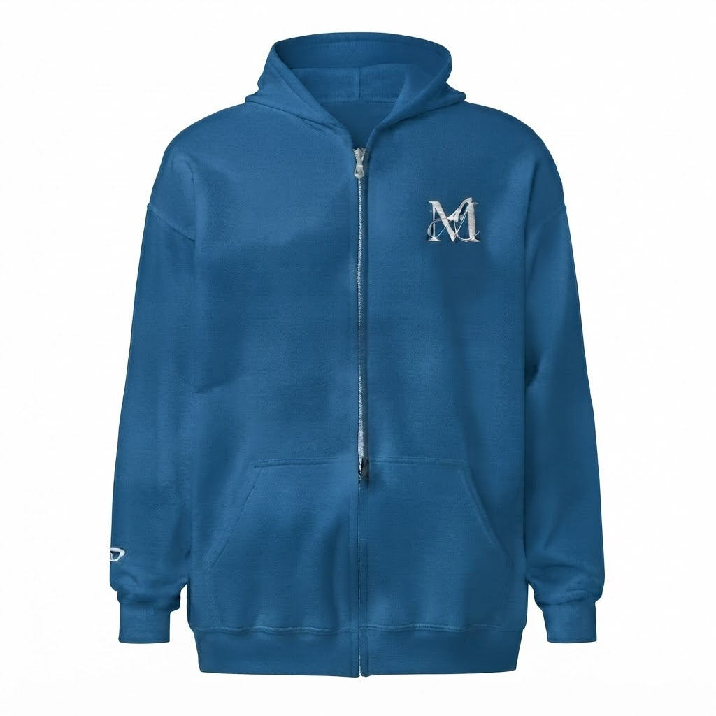 ANTMAY Sudadera de cremallera con capucha, Premium.